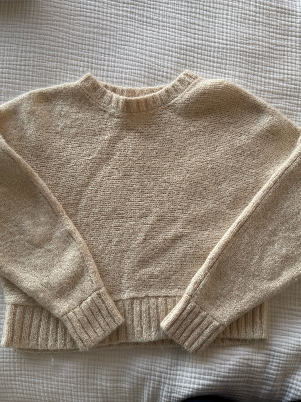 Babaton cropped wool sweater